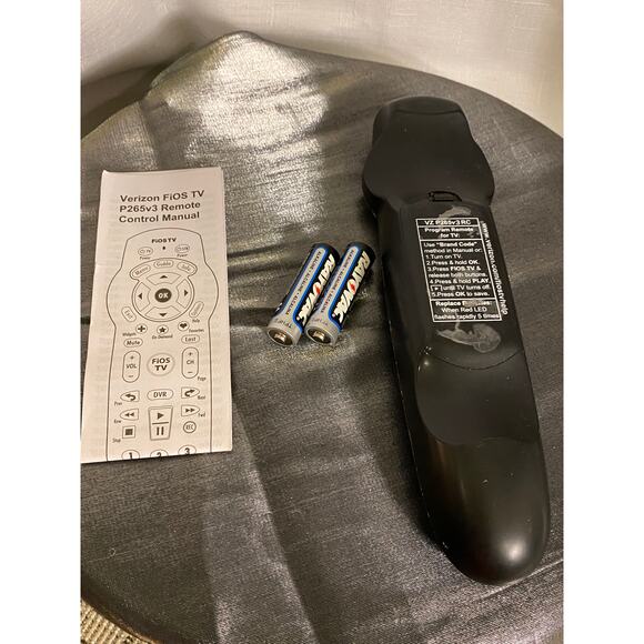 Verizon Fios TV P265v3 Remote Control New no bag w inst and batteries smudged - Picture 3 of 5